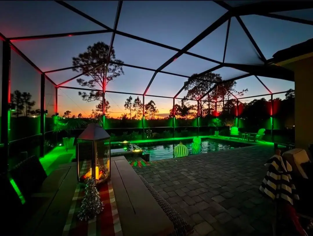 Landscape color at sunset